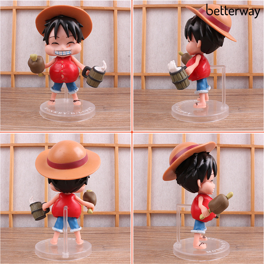 Set 3 Mô Hình Nhân Vật Luffy Đồ Chơi Chất Lượng Cao