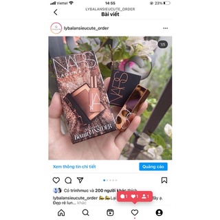 Set N.a.r.s mini +2,2% phí shopee