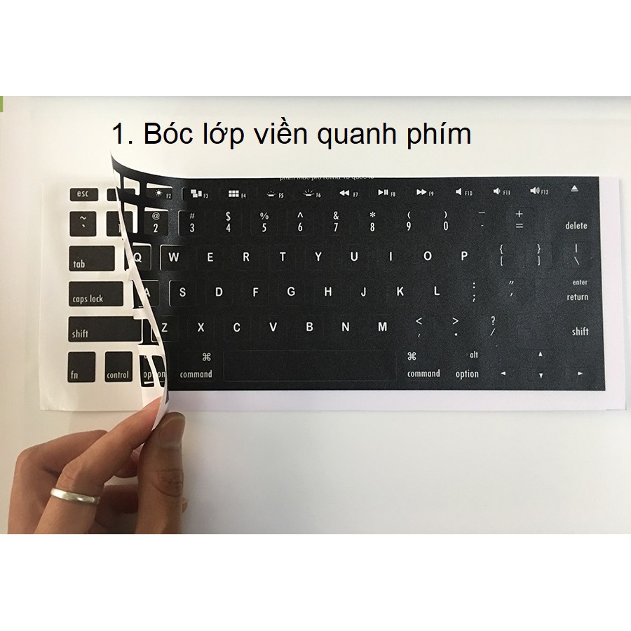 Dán bàn phím cho Macbook ( đủ dòng )