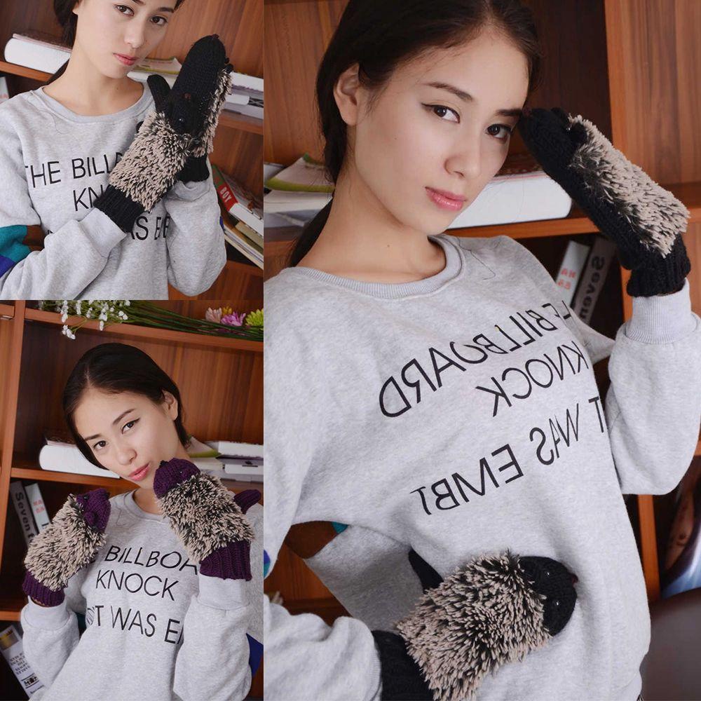 EUTUS Găng Tay Cotton Họa Tiết Hoạt Hình Xinh Xắn