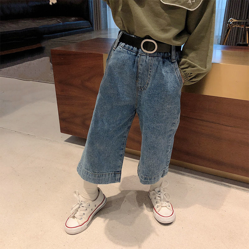 Quần Jean Ống Suông Rộng Cá Tính Theo Phong Cách Hàn Quốc 2022 Dành Cho Nữ