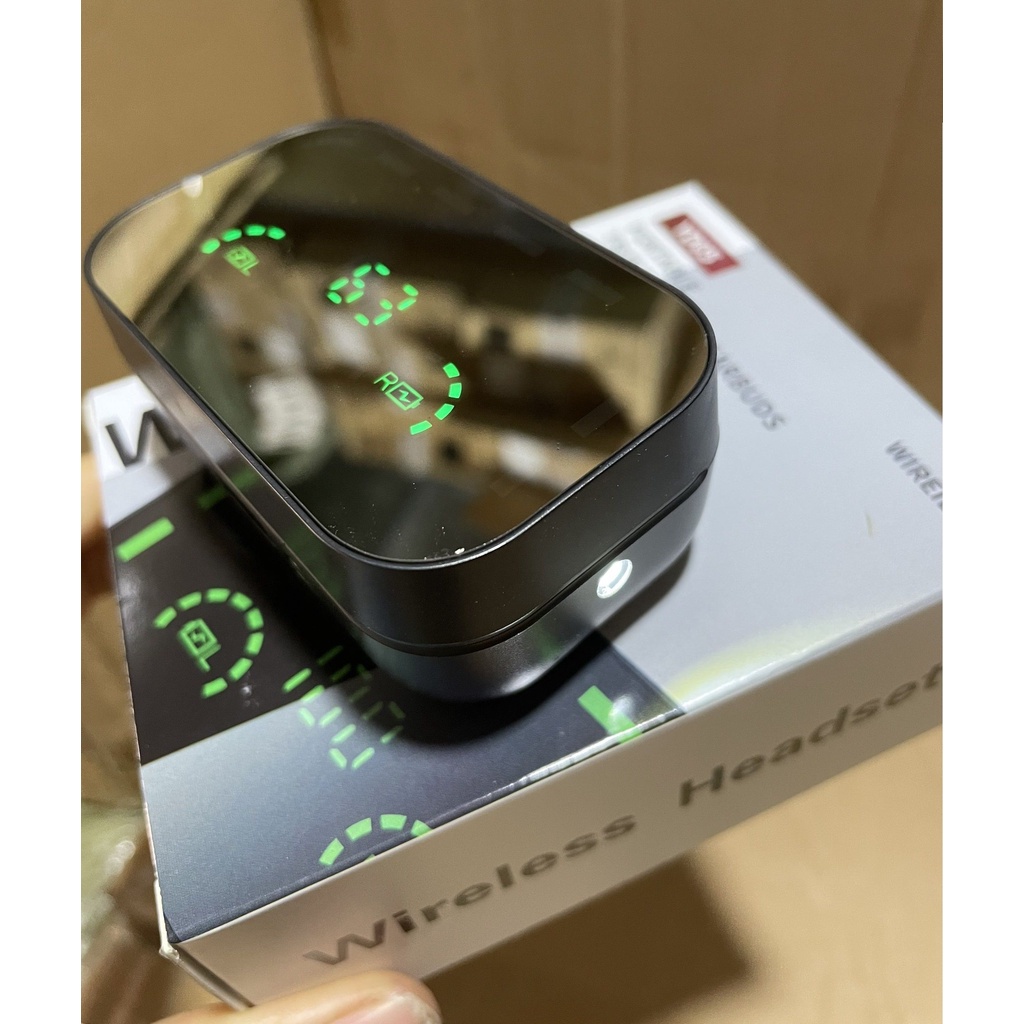 Pin Bluetooth YD05 V5 3 Nắp Lật Với Đèn Flash