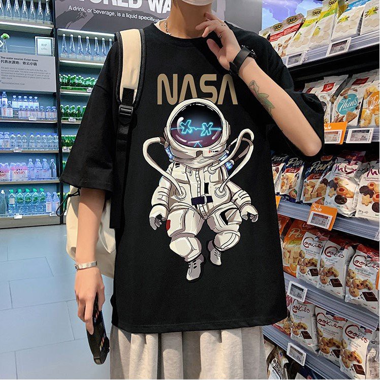 Áo Thun Tay Lỡ Form Rộng NASA Siêu Hot🍁 Unisex nam nữ đều mặc được | BigBuy360 - bigbuy360.vn