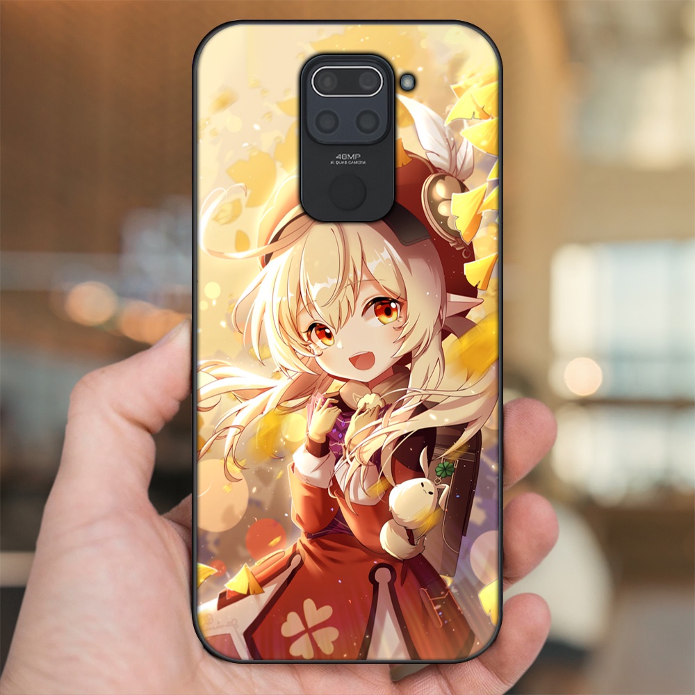 Ốp lưng Xiaomi Redmi Note 9 viền đen in hình Klee Genshin Impact
