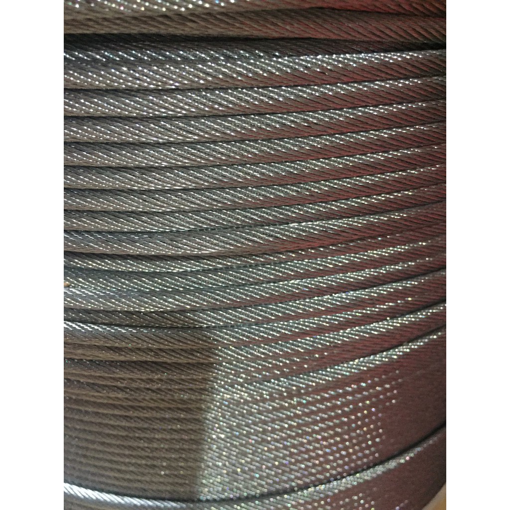 Cáp chống xoắn. 20m cáp chống xoắn phi 5 mạ, cáp cẩu, 20m cáp cẩu chống xoắn CÁP THÉP THỦ ĐỨC