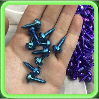 ⚡️RẺ NHẤT SHOPEE⚡️ ỐC 5li18 REN XOẮN DÀN ÁO YAMAHA , PÔ E TITAN GR5 , m5 x 18 GR5 Răng Xoắn