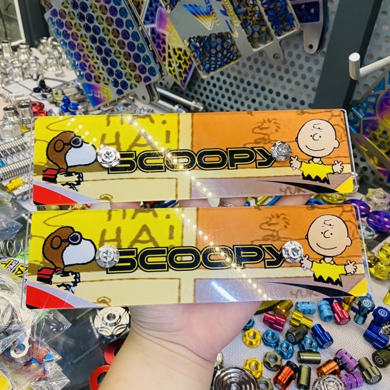 Bảng tên gắn cho xe Scoopy 🇹🇭