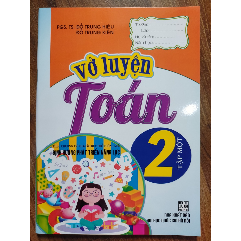 Sách - Vở luyện Toán 2 tập 1 (Theo chương trình giáo dục phổ thông mới - Định hướng phát triển năng lực)