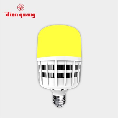 Đèn led bulb công suất lớn Điện Quang ĐQ LEDBU09 12727 (12W ánh sáng vàng nguồn tích hợp)