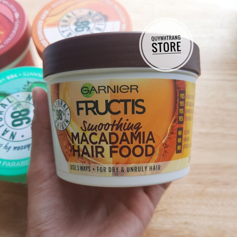 Kem ủ tóc đa công dụng Garnier Fructis Hair Food Úc 390ml