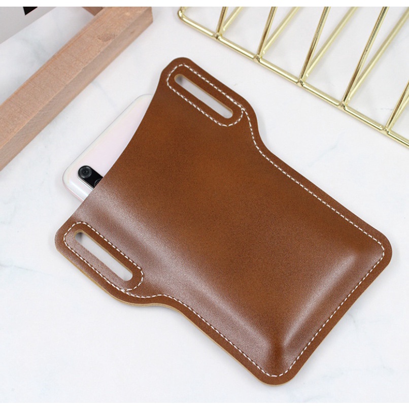 Nâng Cấp Điện Thoại Di Động Bum Túi Thắt Lưng Vòng Bao Da Bao Da Ngoài Trời Edc Cao Bồi Ví Điện Thoại Gói Vintage Thắt Lưng Kẹp Vỏ Bảo Vệ Thắt Lưng Túi Thắt Lưng