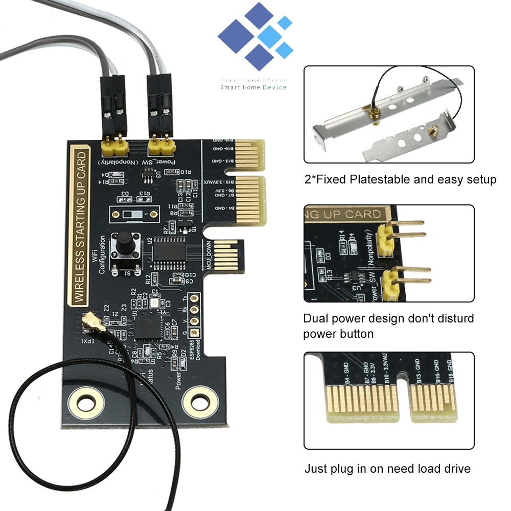 Bộ điều khiển bật tắt PC qua Wifi