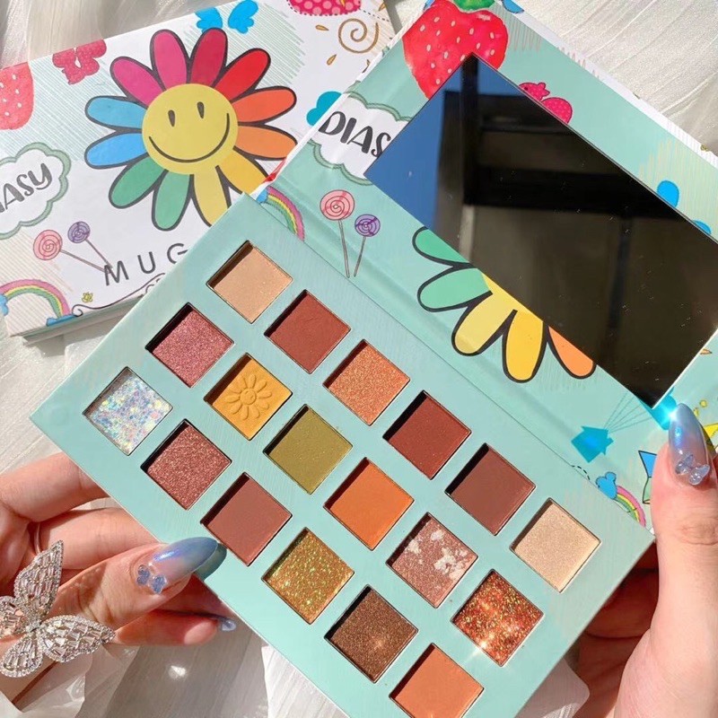 Bảng mắt 18 ô MUGE LEEN hoa mặt trời DAISY
