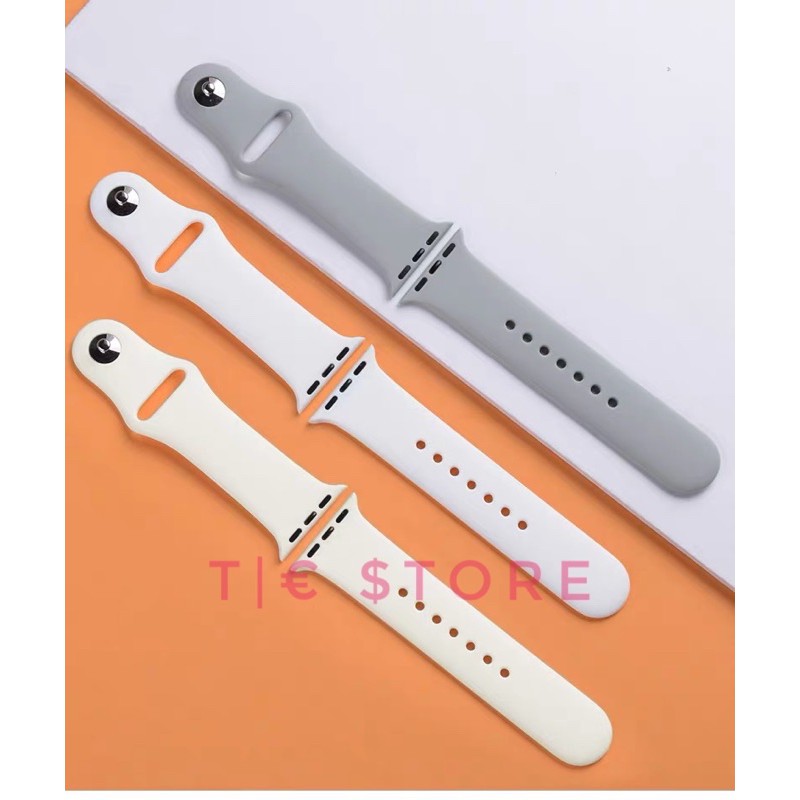 Dây apple watch cao su thể thao chống bám bẩn seri 1,2,3,4,5,6,SE