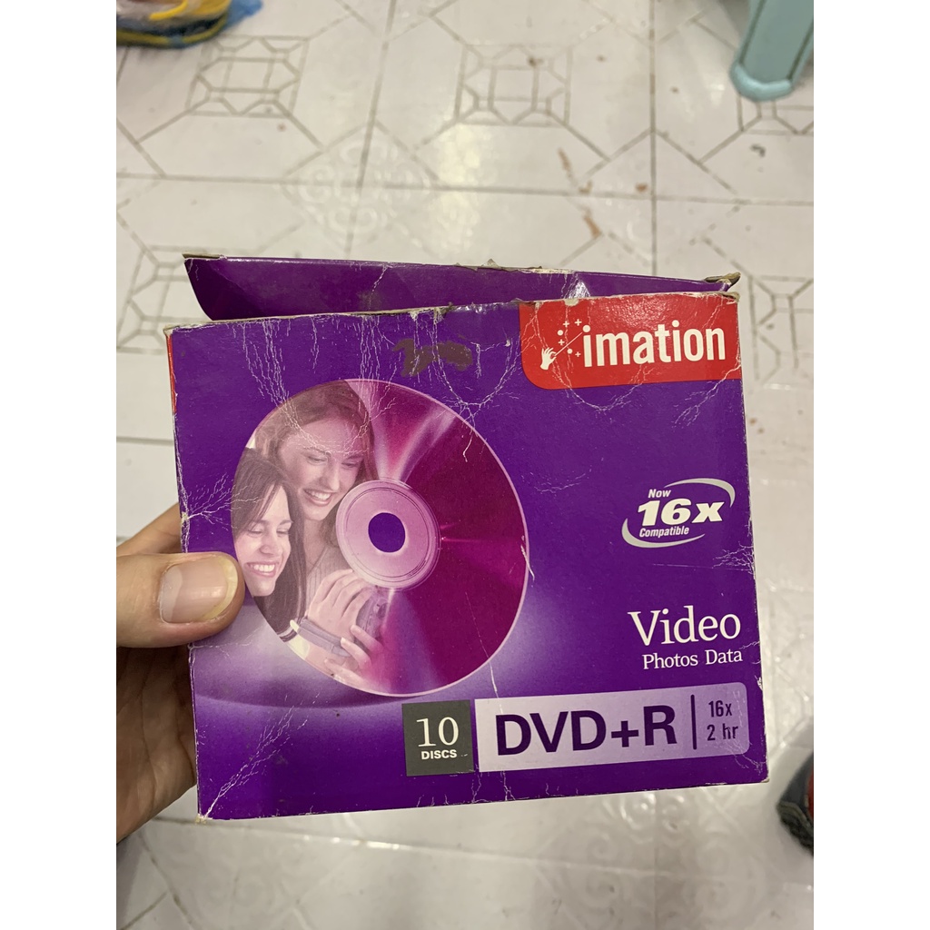 Đĩa DVD+R Maxell 16x 120min 4.7Gb Single pack tray