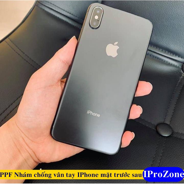 Dán PPF AG nhám chống vân tay dành cho IPhone mặt trước sau đủ mã