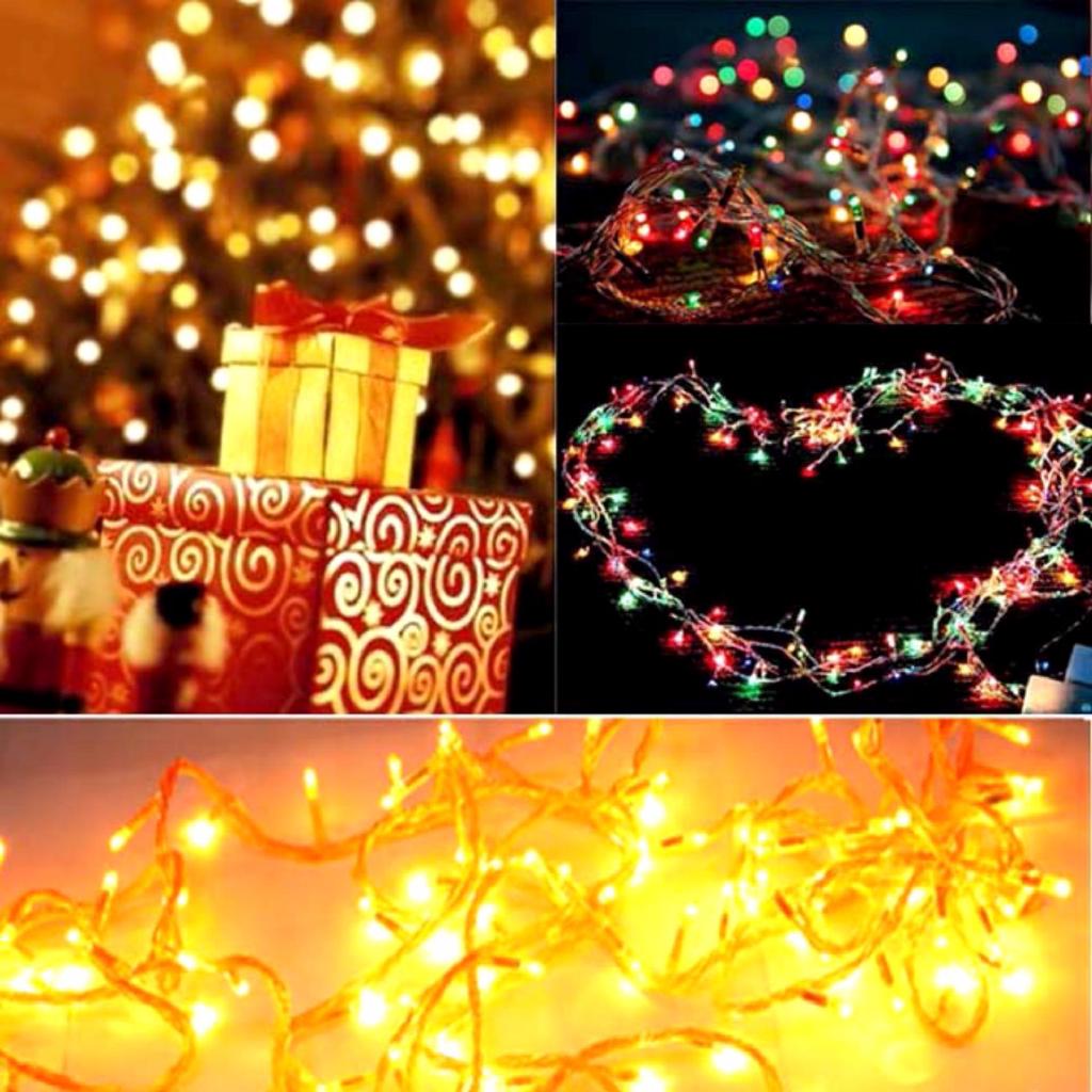 Combo 2 Cuộn Đèn Nhấp Nháy 5M / 1 cuộn Trang Trí Tết Noel