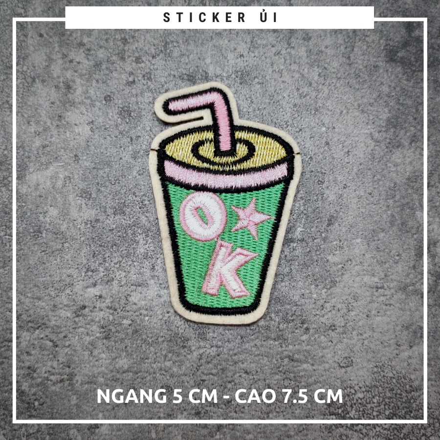 Sticker, path Logo Ủi Quần Áo, BALO xinh xắn - MIẾNG VÁ ÁO DÙNG TRANG TRÍ HAY CHE ĐI VẾT LỦ