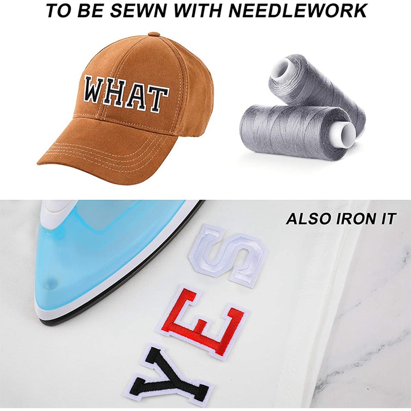 Bộ 78 Miếng Vá Ủi Lên Quần Áo / Áo Sơ Mi / Giày / Túi In Chữ Cái Từ A-Z