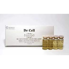 Tế Bào Gốc Luxuy Gold Collagen Ampoule Dr Cell, Công Nghệ Hàn Quốc Giúp Tái Tạo Làn Da Mới 20ml