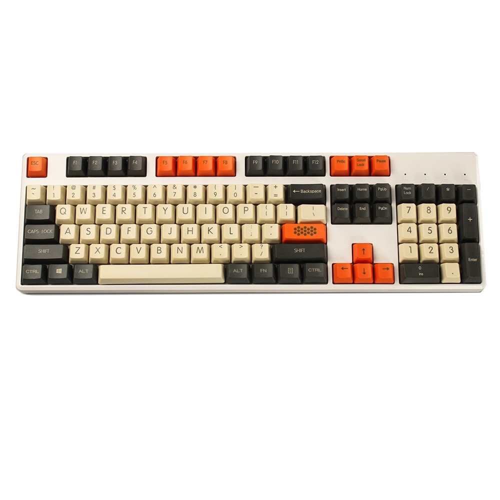 Nút Bấm YMDK OEM Bằng Sợi Carbon | Phím In Trên Cùng Rỗng Dày PBT | Ansi ISO 61 87 104 | Bàn Phím Cơ MX DIY