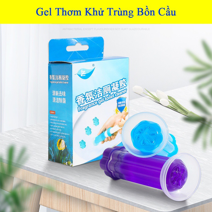 Gel thơm khử mùi bồn cầu diệt khuẩn- gel khử mùi bồn cầu dạng thạch hình bông hoa