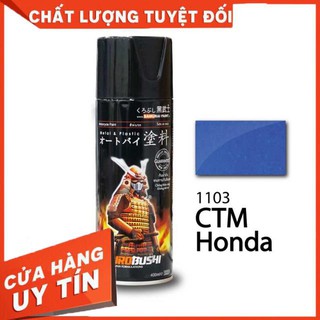 Samurai 1103 - chai sơn xịt samurai màu xanh ctm honda 1103