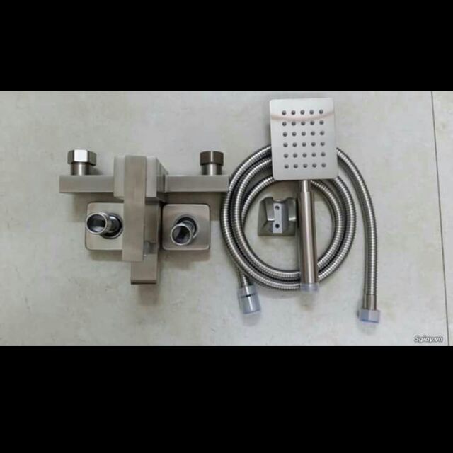 Củ sen vuông nóng lạnh inox 304