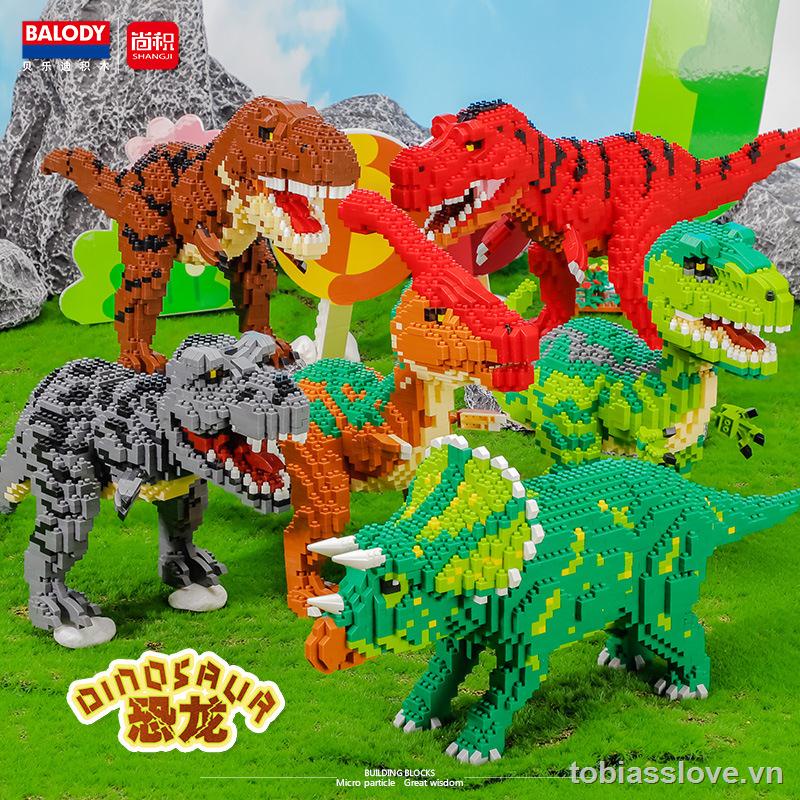 ♦✧✔🍬Mua 1 tặng 1 mini🍬LINKGO 3D Lego Khối xây dựng hạt nhỏ dành cho trẻ em Mô hình khủng long lắp ráp Đồ chơi người lớn DIY Giải nén Đồ chơi trẻ em bé trai Quà tặng