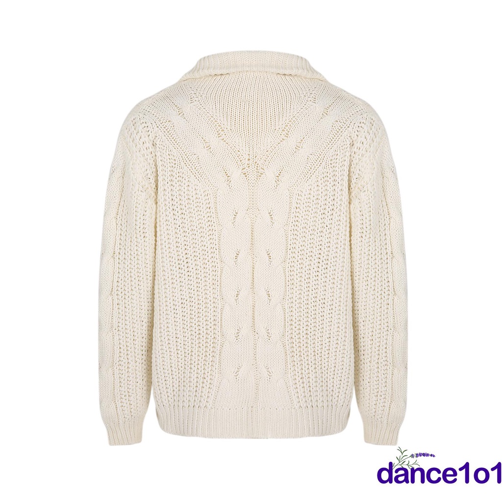 Áo Sweater Cổ Lọ Tay Dài Dáng Rộng Màu Sắc Trơn Thời Trang Cho Nữ