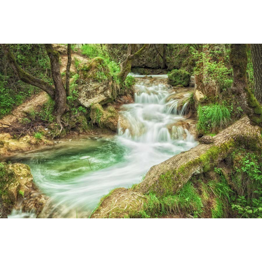 Tranh dán tường thác nước thiên nhiên trong lành 3D