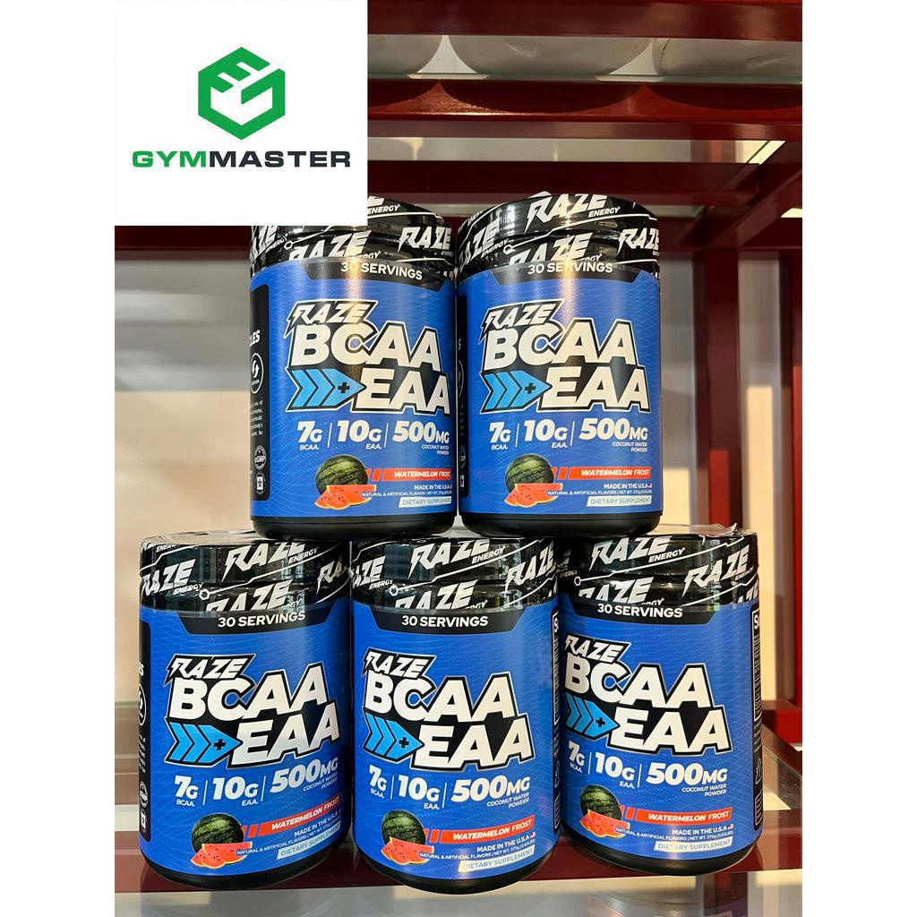 RAZE BCAA+EAA Hỗ Trợ Tăng Tăng Cơ Phục Hồi Cơ Bắp Chống Mất Cơ Bổ Sung Điện Giải Tăng Sức Bền Thể Lực Tập Luyện Thể Thao