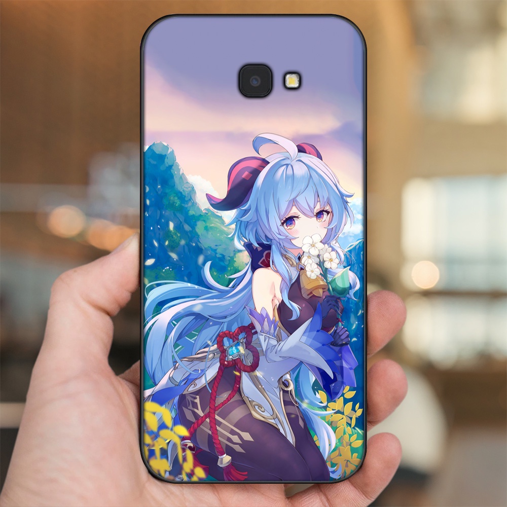 Ốp lưng Samsung J4 Plus viền đen in hình Ganyu Genshin Impact