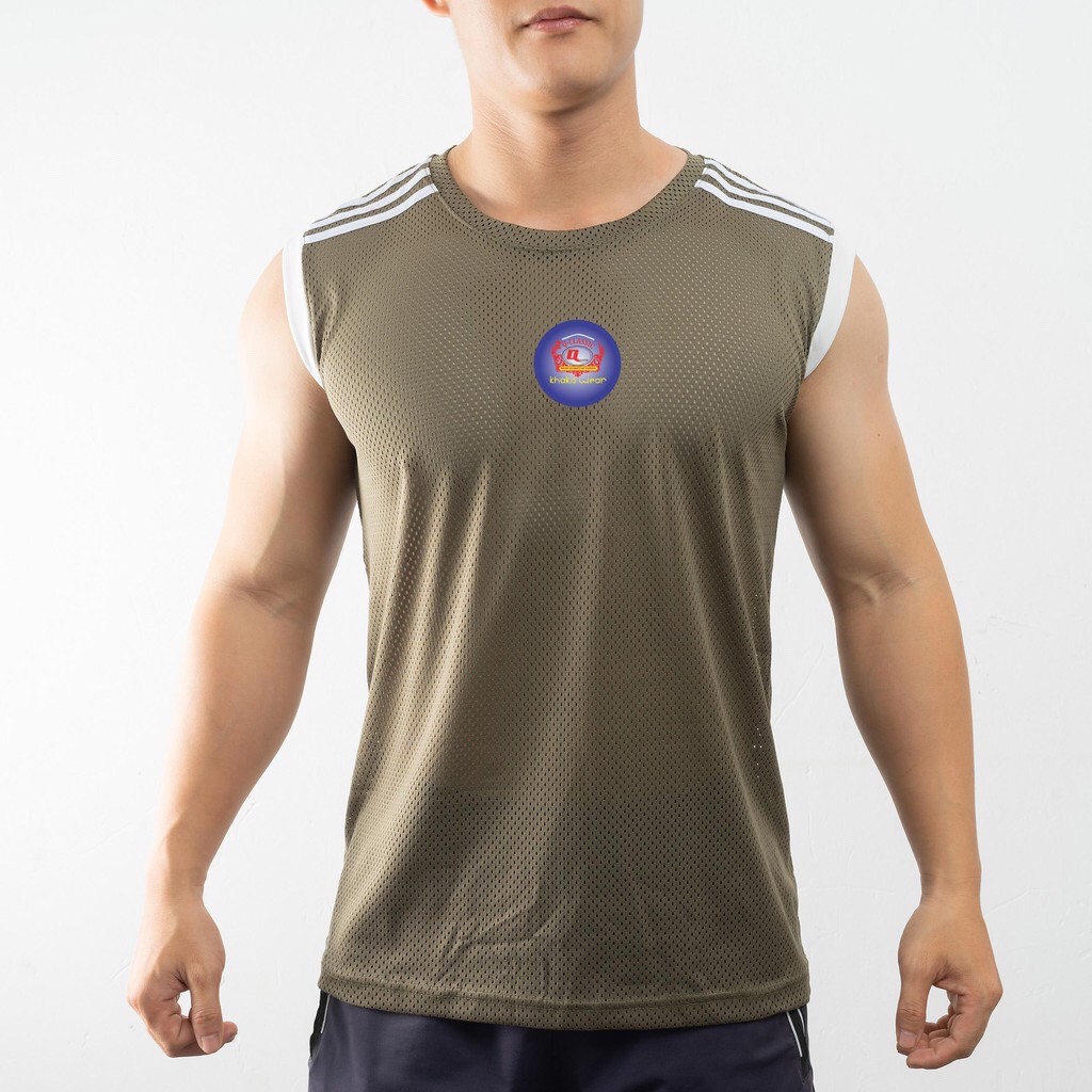 Áo thun nam sát nách thể thao cao cấp mặc vận động thể thao siêu đã A0017