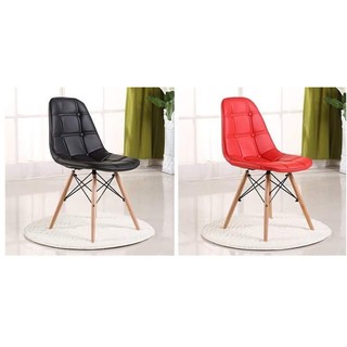 Combo 2 ghế eames da cúc nhập khẩu
