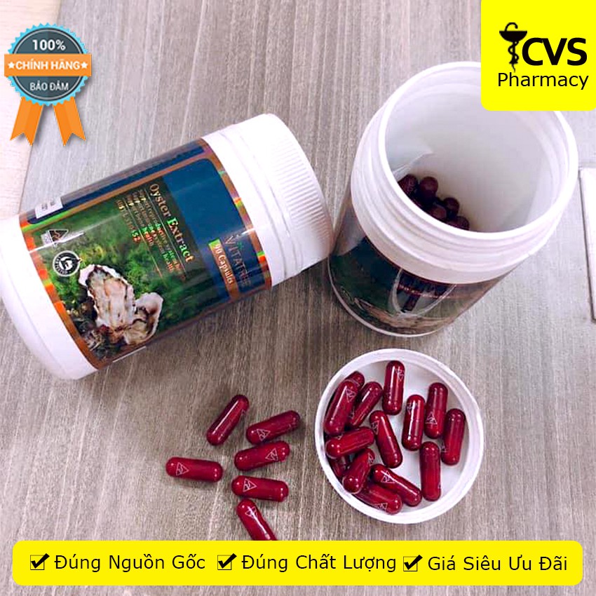 Viên uống tinh chất hàu VITATREE OYSTER EXTRACT - cải thiện vấn đề sinh lý nam giới (90 viên)