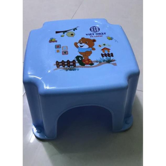 [Kho sỉ]  Ghế Đẩu Xổm Nhựa Việt Nhật Có Đế Cao Su Cao Cấp Chống Trơn Trượt