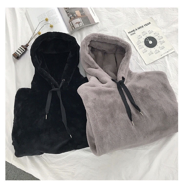 Áo Hoodie Áo Nỉ Áo Hoodie Nỉ Bông Lông Thỏ Siêu Dày Nam Nữ Thu Đông 2021 (Ảnh Thật Ỏ Cuối) | BigBuy360 - bigbuy360.vn
