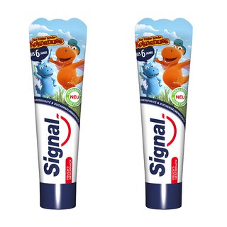 02 tuýp Kem đánh răng trẻ em Signal 50ML