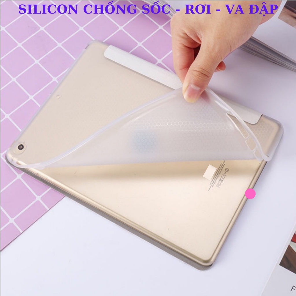 Bao da iPad Silicon hình Heo cute ốp iPad Air 1,2,3,Gen 5,6,7,8,9,Pro 10.5,Mini 1,2,3,4,5...