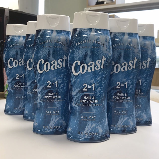 Sữa tắm COAST 2in1 Hair &amp; Body Wash Classic Scent Pacific Force 532ml