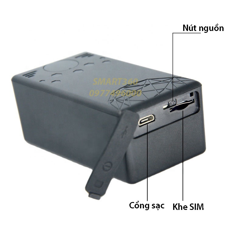 Thiết bị đinh vị không dây GPS13  có nghe từ xa và ghi âm, pin 10 ngày