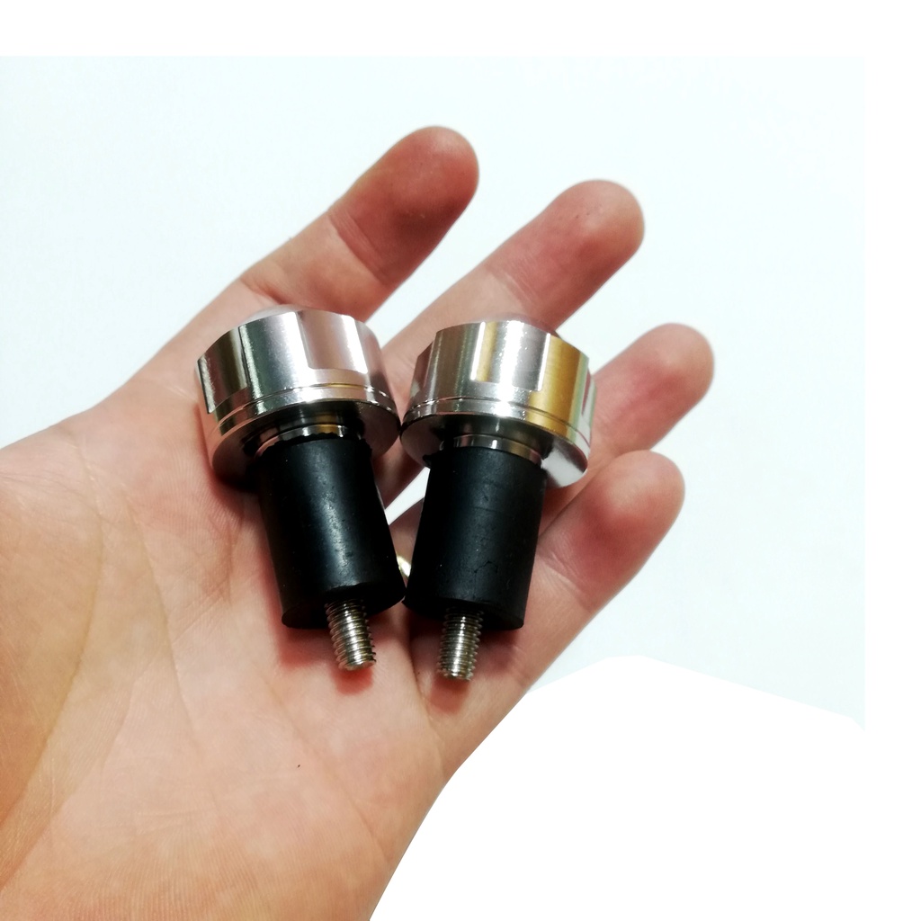 Cặp gù tay lái inox đặc made in Japan nặng giúp cân bằng tay lái