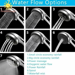Shower Head Multi-function Nozzle Pressurized Shower Water Saving Accessories