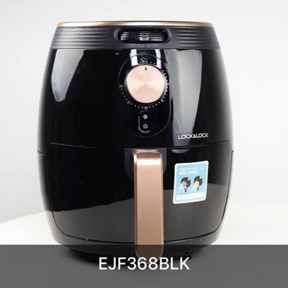 NỒI CHIÊN KHÔNG DẦU CƠ 3.5L LOCK&LOCK EJF368BLK - CÔNG SUẤT 1500W - HÀNG CHÍNH HÃNG