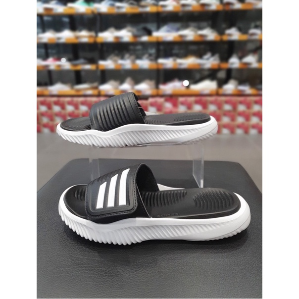 [HÀNG MỚI VỀ] DÉP ADIDAS ALPHABOUNCE SLIDE TRẮNG ĐEN - GY9415 - DÉP QUAI DÁN CHÍNH HÃNG