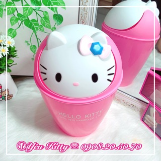 Thùng rác lớn Hello Kitty