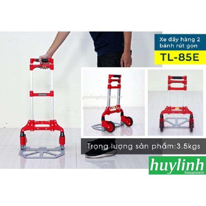 Xe đẩy hàng 2 bánh rút gọn Advindeq TL-85E - Tải trọng 85kg