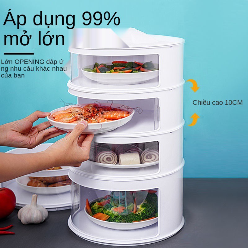 Nắp đĩa cách nhiệt, đậy bữa ăn, bàn chống bụi và ruồi, Đồ ăn thừa, đạc trong nhà, Ấm áp mùa đông, Dày, Có thể xếp chồng