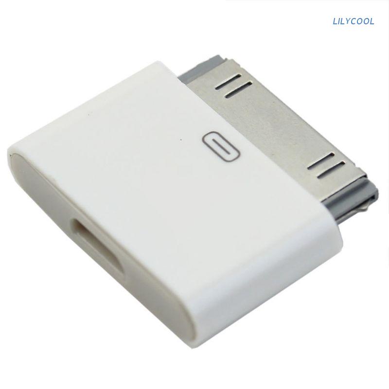 Đầu chuyển đổi sạc thích hợp cho iPhone 4 4S Micro USB - 30 Pin có thể truyền dữ liệu